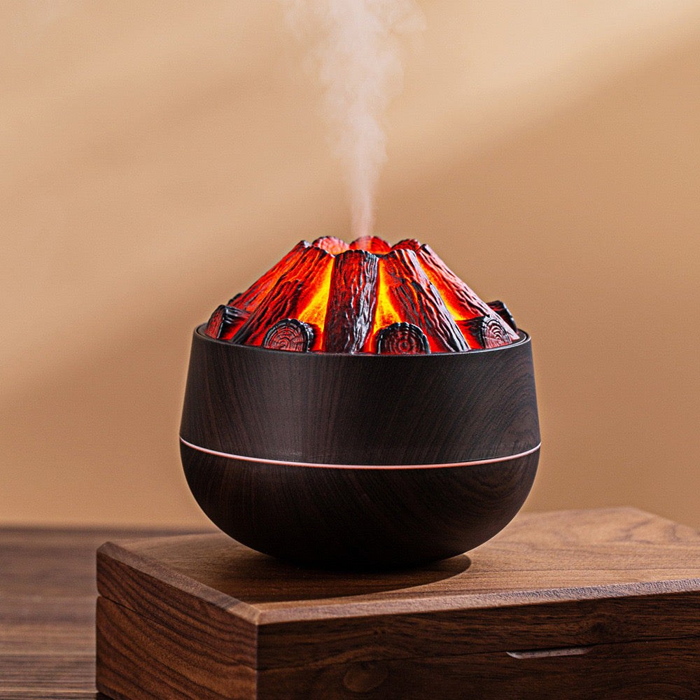 Volcano Mist Humidifier – Flame Effect Diffuser